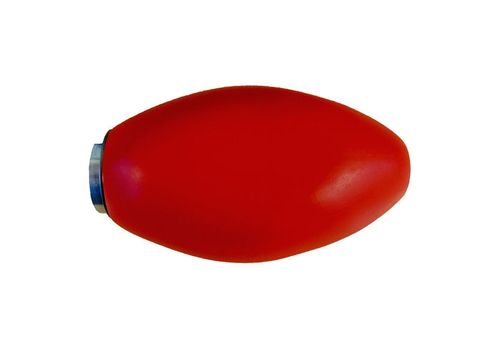 Dummy till apportkastare Röd plast Längd ca 12,5 cm Diameter ca 7,5 cm  Sporting Saint
